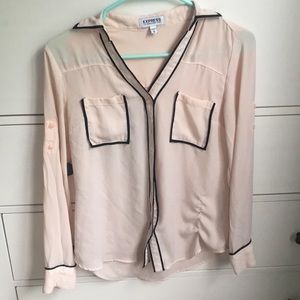 Light pink blouse from Express
